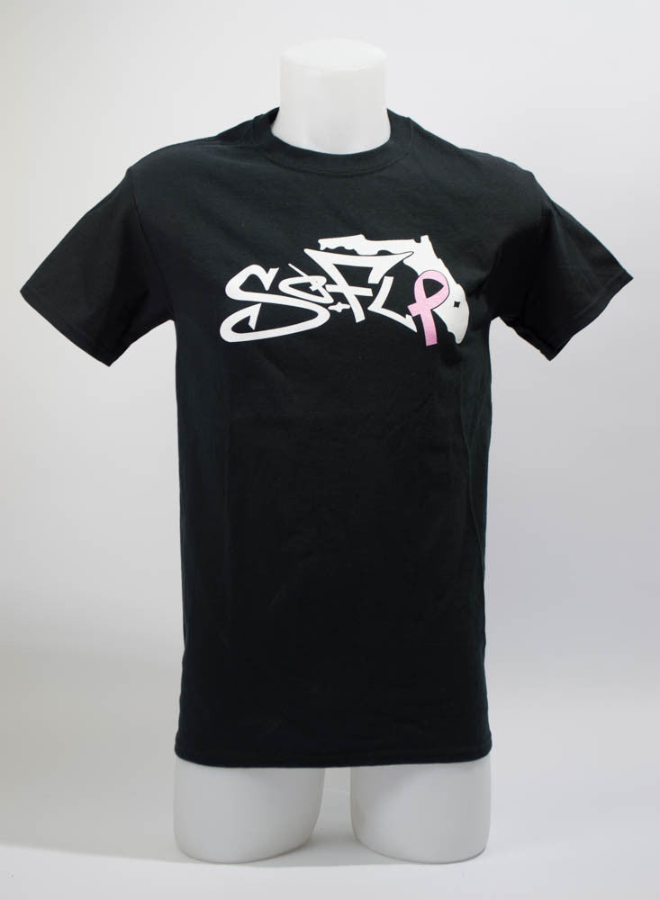 Short Sleeve Breast Cancer Black