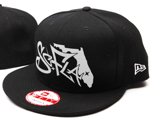 Snapback Black/White Stitching – So-Fla Sunwear