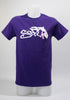 Short Sleeve Breast Cancer Purple