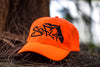 Hat HUNTERS ORANGE/BLACK STITCHING