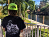 SnapBack Safety Green/Black Stiching